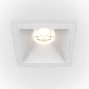 Image of Maytoni Alfa LED Square Dimmable Recessed Downlight White, 500lm, 3000K