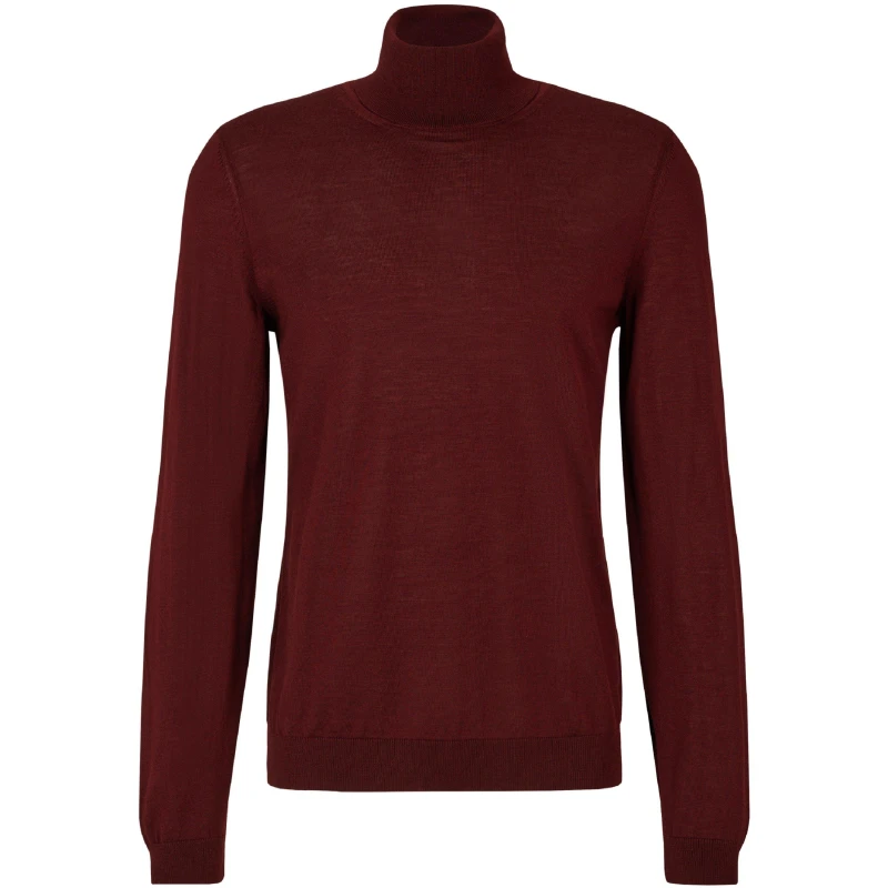 Image of Boss Mens Musso P Crew Sweatshirt Dark Red male XL