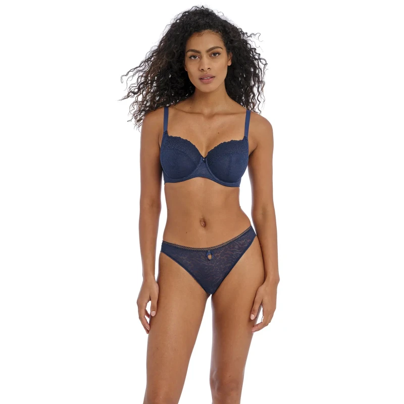 Image of Freya Womens underwired side-reinforced bra Freya Catwalk Bleu Female 75H