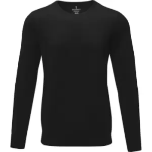 image of Elevate Mens Merrit Pullover (L) (Solid Black)