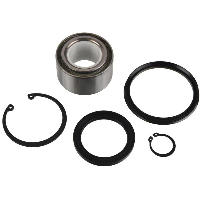 Image of FEBI BILSTEIN 176986 Wheel bearing kit with shaft seals, Front Axle Right, with retaining ring Wheel Bearing Kit (654)