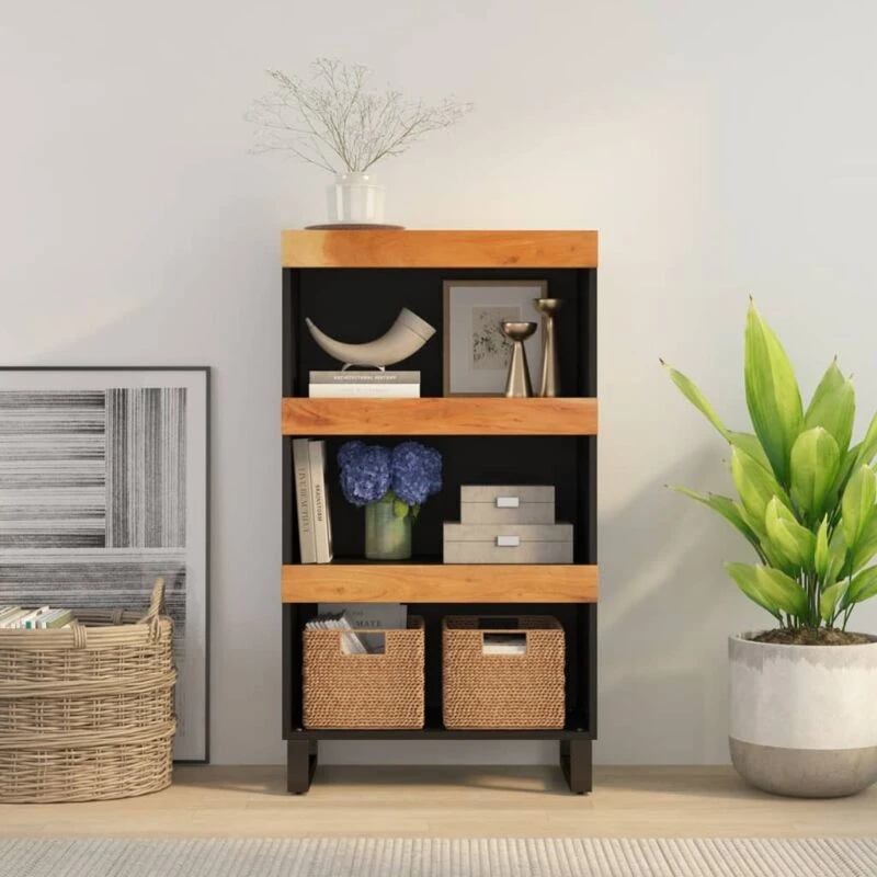 Image of VIDAXL Side Cabinet 60x33x107cm Solid Wood Acacia Vidaxl 8720845781262