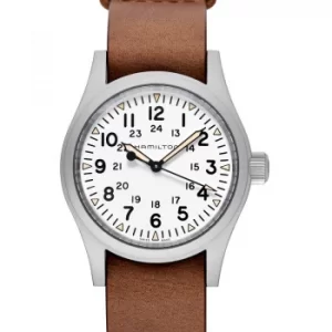 Image of Khaki Field Mechanical Manual-winding White Dial Stainless Steel Mens Watch