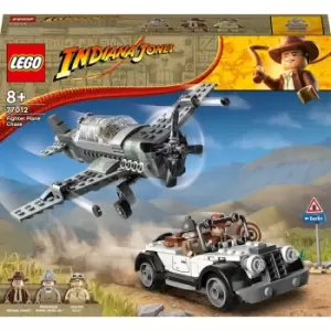 image of LEGO Indiana Jones Fighter Plane Chase with Toy Car (77012)