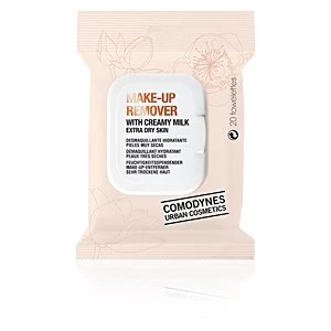 image of MAKE-UP REMOVER with creamy milk extra dry skin 20 uds