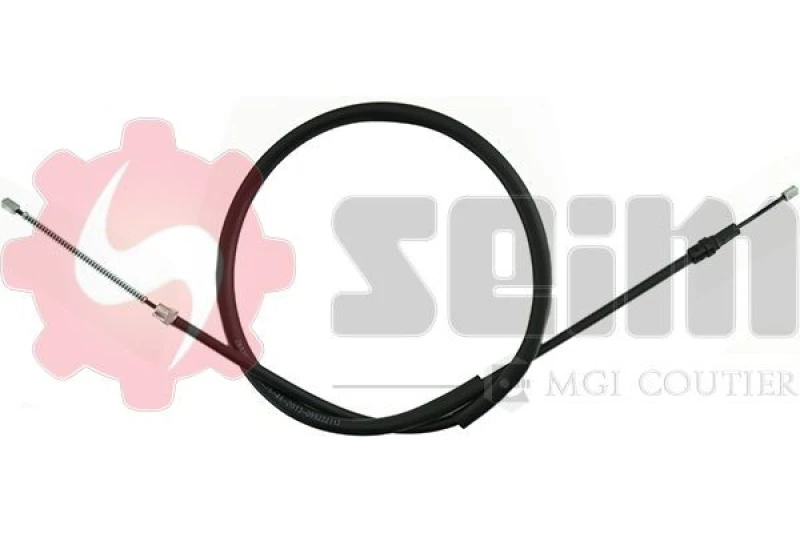 Image of SEIM 403980 Brake Cable Right Rear, 1460/1230mm Cable,parking brake (124)