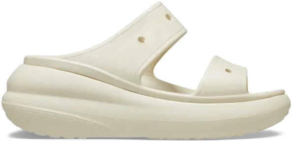 image of Crocs Unisex Crush Sandals Bone W7/M6