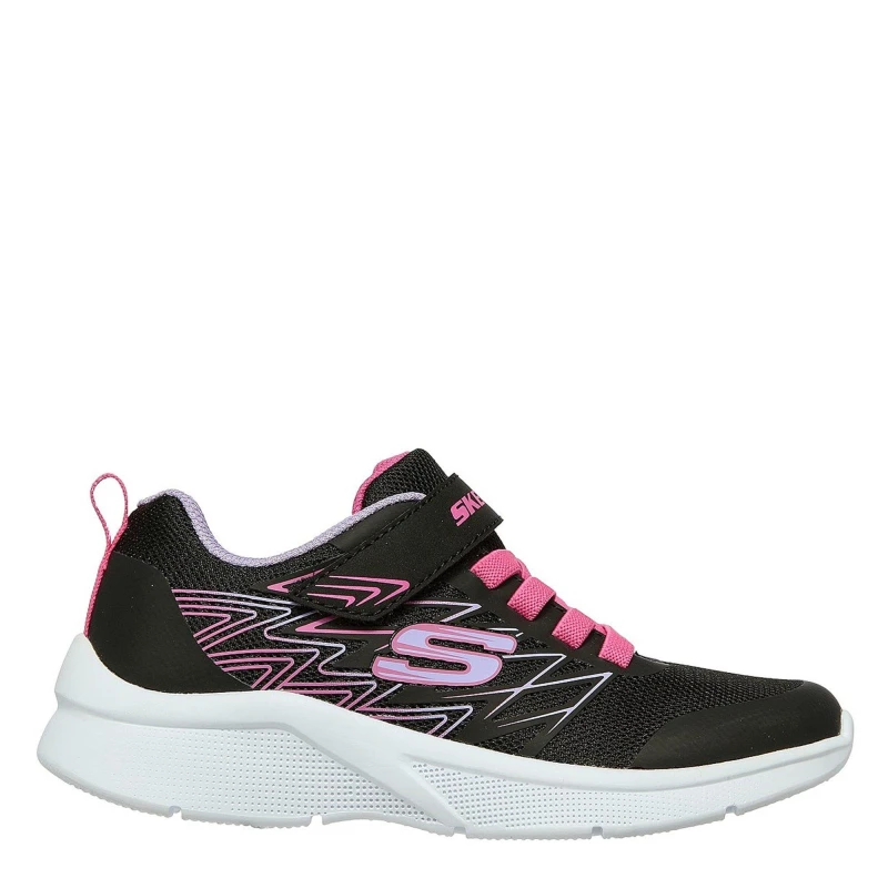Image of Skechers Microspec Runners Child Girls Black/Pink female C10 (27.5)