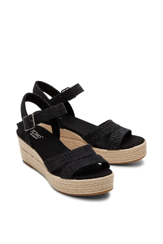 Image of TOMS Womens Audrey Sandals Black, 8