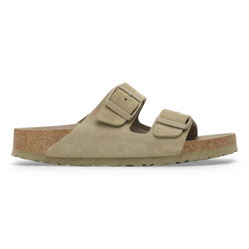 Image of Birkenstock Leather sandals Birkenstock Arizona Suede Vert Male 39