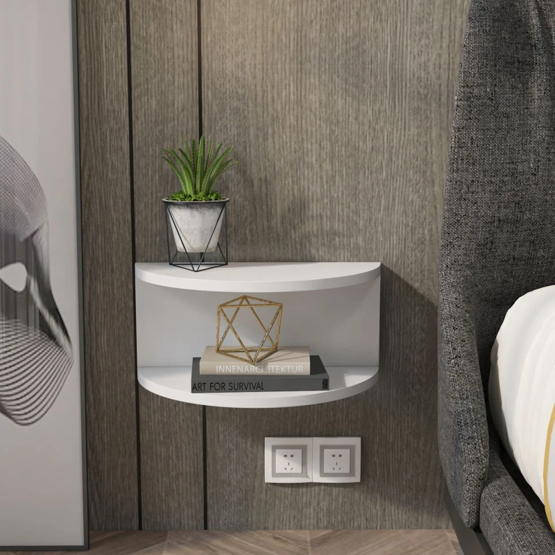 Image of Decorotika Bella Nightstand in White White Unisex