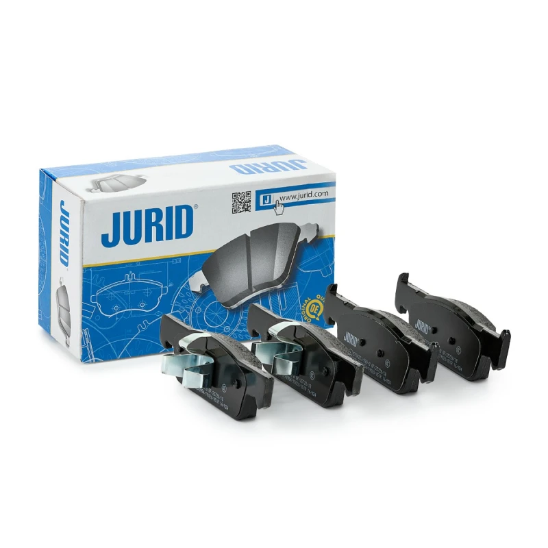 Image of JURID 573422J Brake pad set not prepared for wear warning indicator Brake Pad Set,disc brake (402)