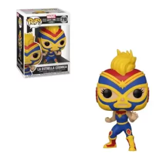 image of Marvel Luchadores Captain Marvel Funko Pop! Vinyl