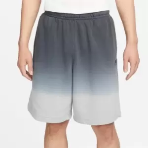 image of Nike Club Dip Dye Short, Dk Smoke Grey/Lt Smoke Grey, Male, Shorts, DQ4633-070