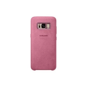 image of Samsung EF XG950APEGWW Galaxy S8 Alcantara Cover in Pink