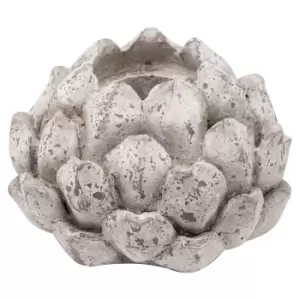 Image of Large Stone Effect Acorn Tea Light Holder