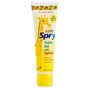 image of Spry Kids Tooth Gel Strawberry and Banana 60ml