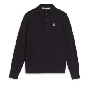 Ted Baker Wembley LS Polo - Blue