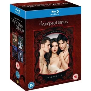 Image of Vampire Diaries Complete Series 1-4 Bluray