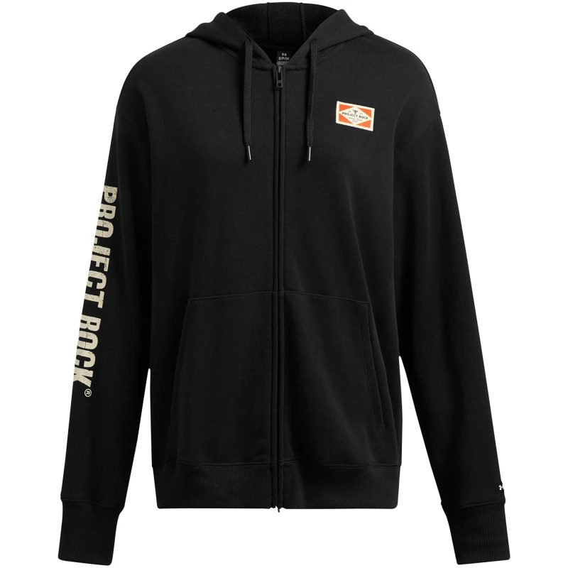 Image of Under Armour Womens Tech Fleece Full-Zip Hoodie Black female 10 (S)