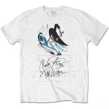 Image of Pink Floyd - The Wall Teacher Unisex Large T-Shirt - White