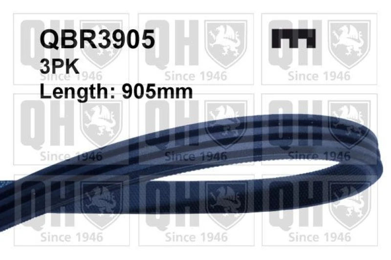 Image of QUINTON HAZELL Serpentine belt QUINTON HAZELL QBR3905