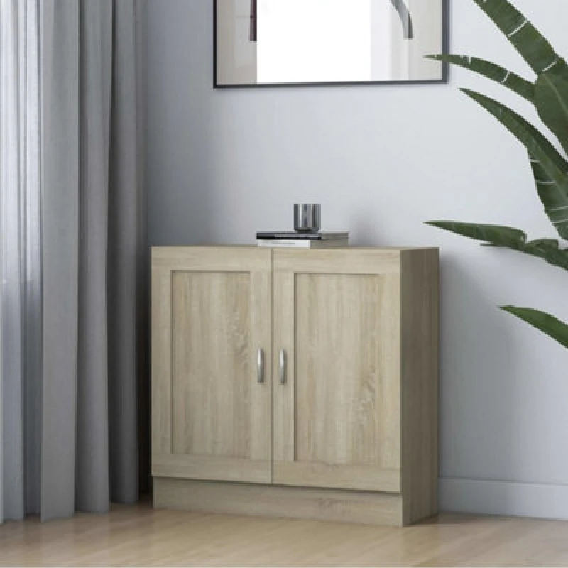 Image of VIDAXL Book Cabinet Sonoma Oak 82.5x30.5x80cm Engineered Wood Vidaxl 8720286133903