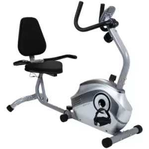 image of Charles Bentley Recumbent Exercise Bike 8 Level Adjustable Resistance - Black