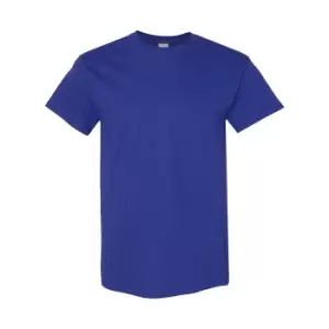 image of Gildan Mens Heavy Cotton Short Sleeve T-Shirt (Pack Of 5) (M) (Cobalt Blue)