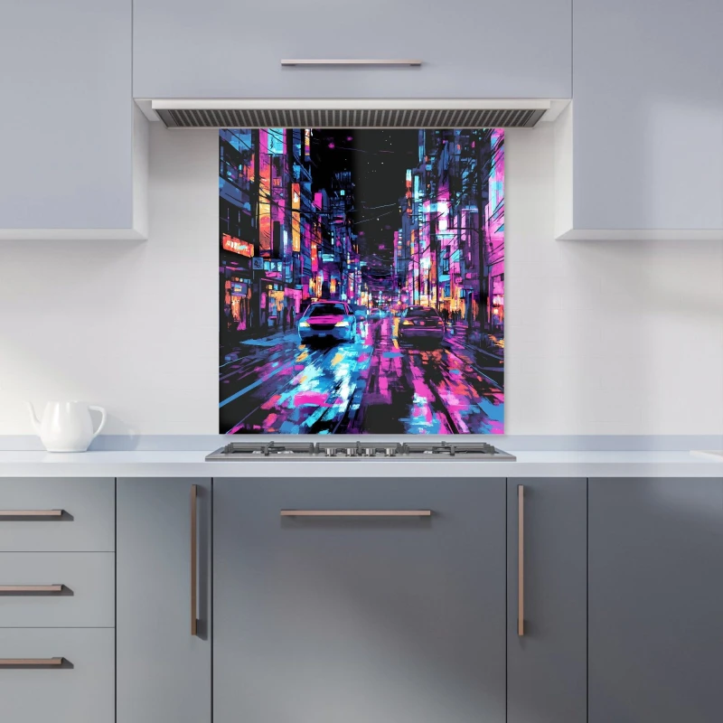 Image of Designer Kitchen Splashbacks Dante Mercer: 00022 Kitchen Splashback Size: 600mm x 750mm Multicolor Unisex 600mm x 750mm