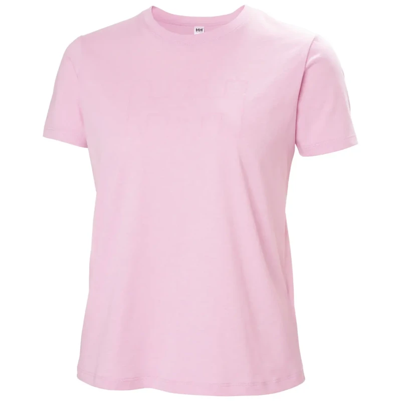 Image of Womens T-Shirt Helly Hansen Tech Logo Rose Female L