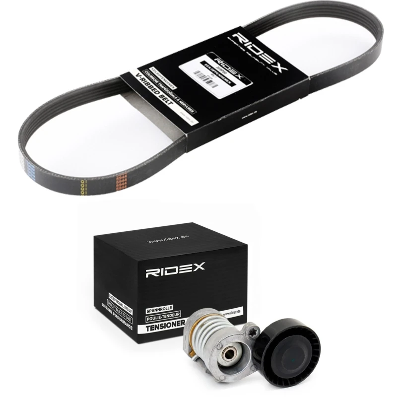 Image of RIDEX 542R0599 V-ribbed belt set V-Ribbed Belt Set (542)