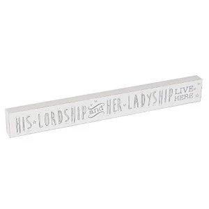 Image of Love Life His Lordship and Her Plaque