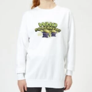 Toy Story Who Squeaked Womens Sweatshirt - White - 4XL