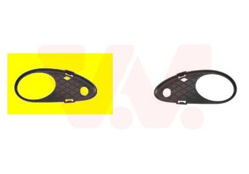 Image of VAN WEZEL Bumper grill VAN WEZEL 3032592