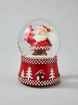 image of Gisela Graham Gisela Graham Santa Music Dome Christmas Decoration