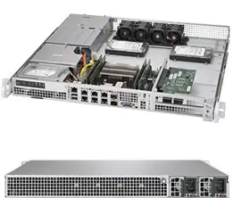Image of Supermicro SuperServer 1019D-FRN8TP Intel SoC Rack (1U) Silver