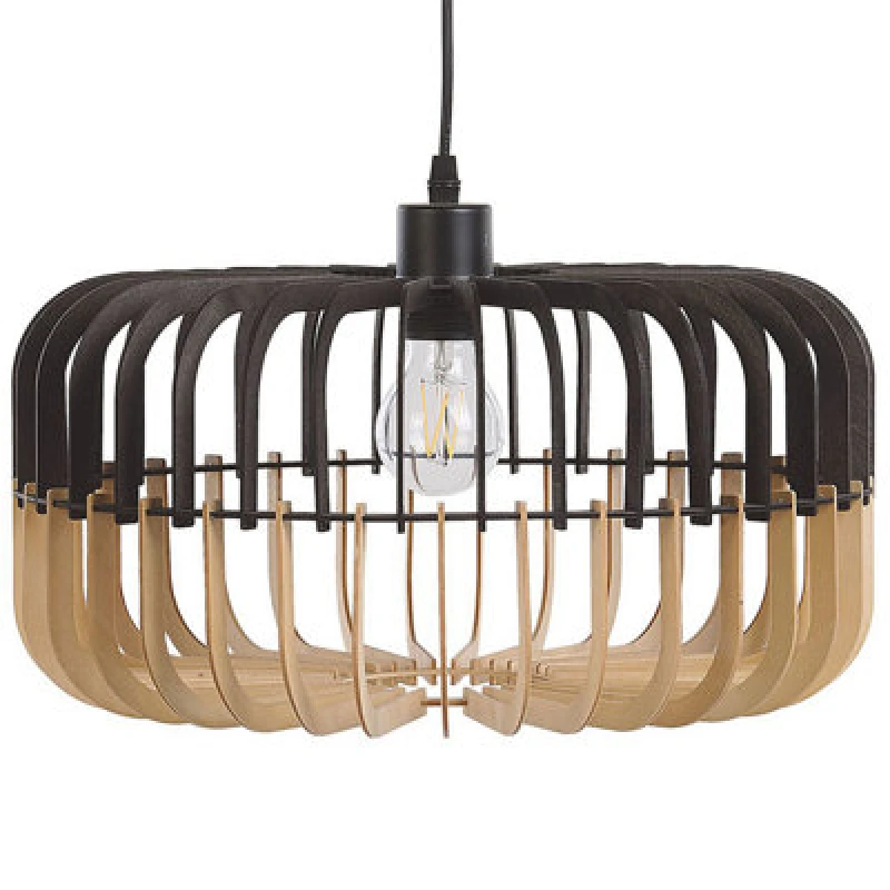 Image of Beliani Pendant Lamp Sous Brown/ Black