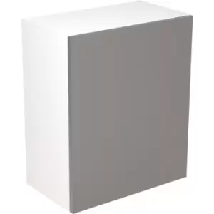Image of Kitchen Kit Flatpack Slab Kitchen Cabinet Wall Unit Super Gloss 600mm in Dust Grey MFC