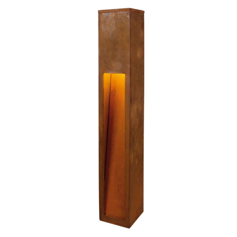 Image of SLV SLV 229411 Rust Slot 80 Outdoor free standing light Energy-saving bulb E-27 11 W Iron (rusty) 229411