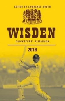 Image of Wisden Cricketers Almanack 2016 by Lawrence Booth Hardback