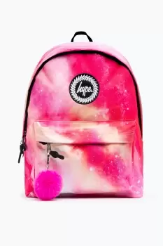 Image of HYPE UNISEX Pink GALACTICS CREST BACKPACK