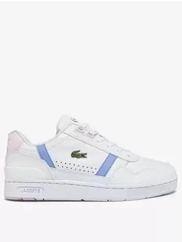 Lacoste T-clip 0722 Trainers, White/Blue, Size 7, Women