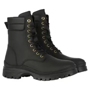 Image of Barbour International Womens Tourer Boots Black UK 5