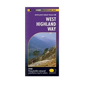 image of West Highland Way XT40 2008 Sheet map, folded