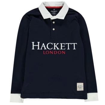 image of Hackett Hacket Cross Polo - Blue