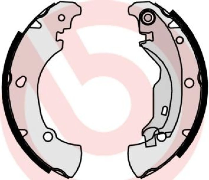 Image of BREMBO Brake Shoe Set BREMBO S 23 519