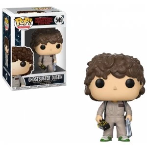 image of Dustin Ghostbuster Stranger Things Funko Pop Vinyl Figure