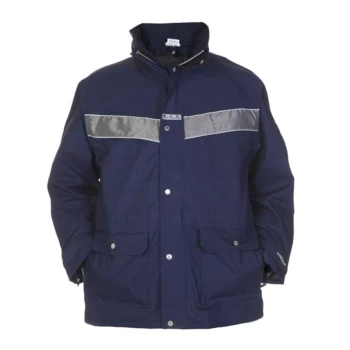 Image of Kiel SNS Waterproof Parka Navy Blue - Size S
