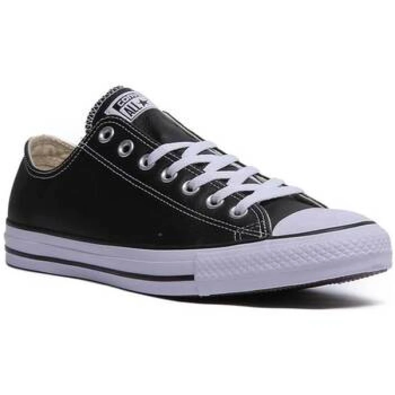 Image of Converse all star ox trainers in Black & white Black/White UK 4 (EU 36½)